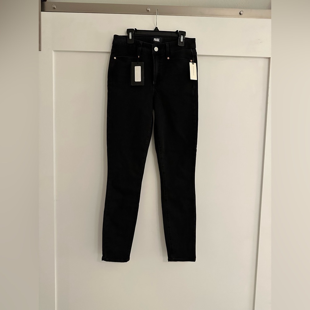 Paige Hoxton high rise ankle skinny jeans, size 27